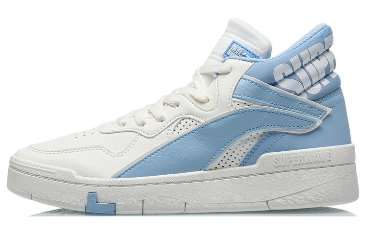 Li Ning Superwave Canvas Hi Белый Синий Женские AGCQ204-3 35