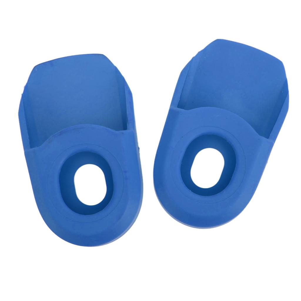 2PCS Bike Crank Cover Protector Silicone BIcycle Crank Arm Sleeve Cover Protective CaseBlue