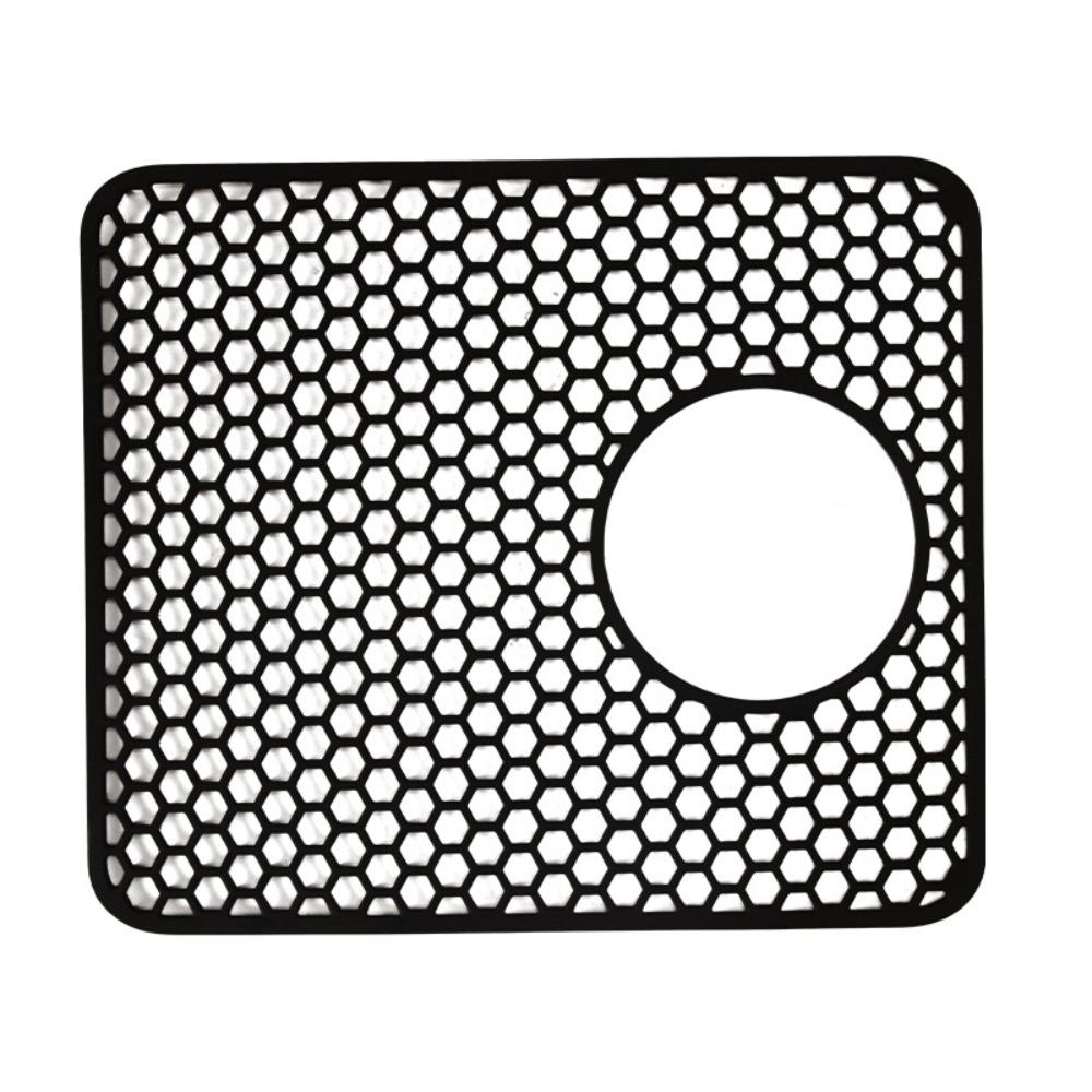 Hollow Dishes Drying Mat Silicone Drain Pad Household Countertop Mat  Tableware