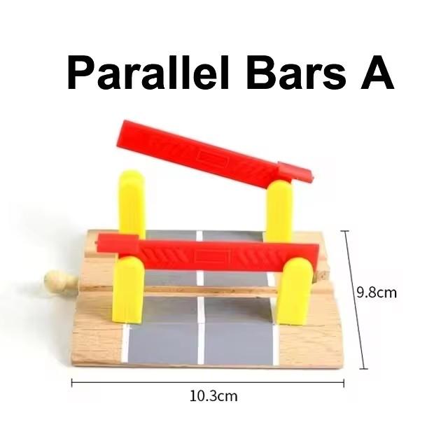 Wooden Track Accessories All Kinds of Wooden Bridge Tunnel Station Fit for Brand Wooden Train Tracks Railway Toys for Kids