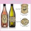 Vintage Wine Halloween Bottle Stickers With Adhesive Labels For Party Decor