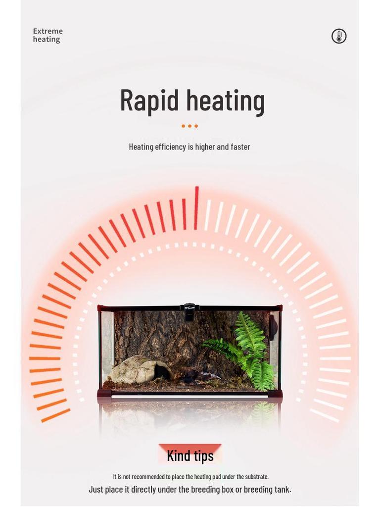 US Standard Reptile & Betta Fish Heating Pad for Terrariums