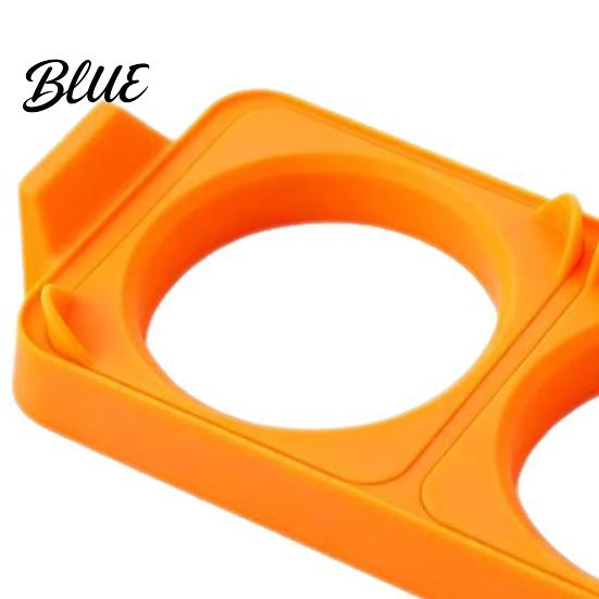 Flexible Silicone Pancake Rings Egg Ring Set Non-stick Round Cooking Shapers Heat Multi Color Resistant Kitchen Gadgets with Detachable Design