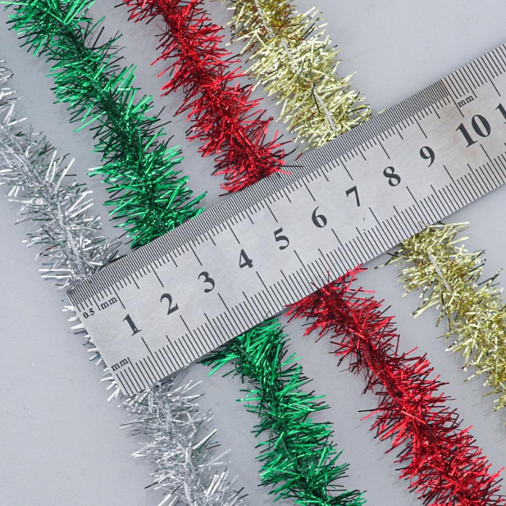 9M Weihnachtsband Eisendrahtkern Leuchtend Rot & Grün Breites Band Dekorationen für Festliches Zuhause Und Garten