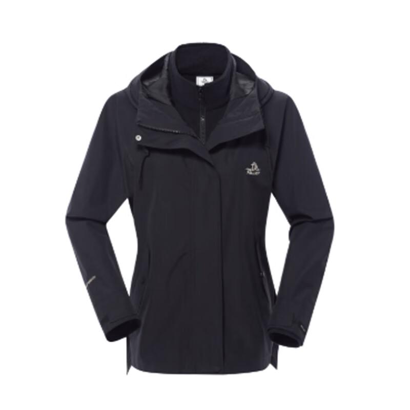 BOSHINE Women s 3-in-1 Fleece-Lined Outdoor Jacket L