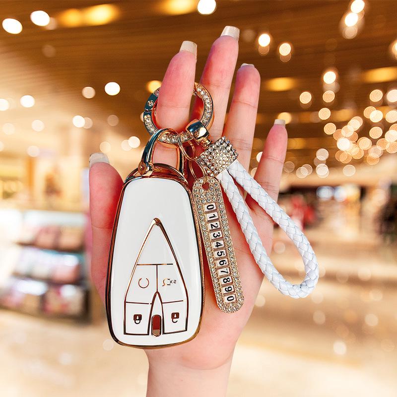 Changan Car Key Cover: Compatible with CS75 Plus, CS55 Plus, Yidong Univ, Auchan X5, Z6 Models