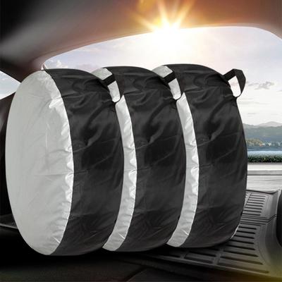 Autoreifenabdeckung 210D verstellbarer Kordelzugstoff Oxford-Griff wasserdicht tragbar Universal SUV