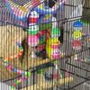 Vogelbälle mit Glöckchen für kreatives lustiges Ball-Vogel-Kauspielzeug Käfig-Hängespielzeug für Papageien Haustiervogel Trainingszubehör