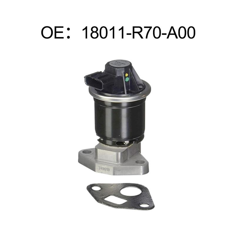 Exhaust Gas Recirculation Valve 18011-R70-A00 For Acura For Honda Pilot Odyssey 3.5L 3.7L Solenoid Valve Engine Parts Metal