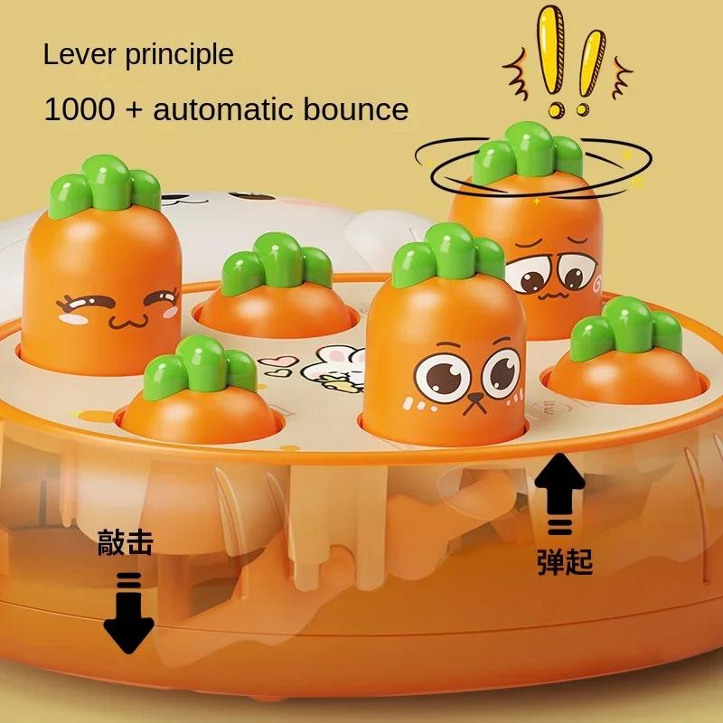 Toys Educational Cartoon Montessori Baby Toddler Birthday Animal Theme Knocking Game Parent Child Board Hammering Game Gift