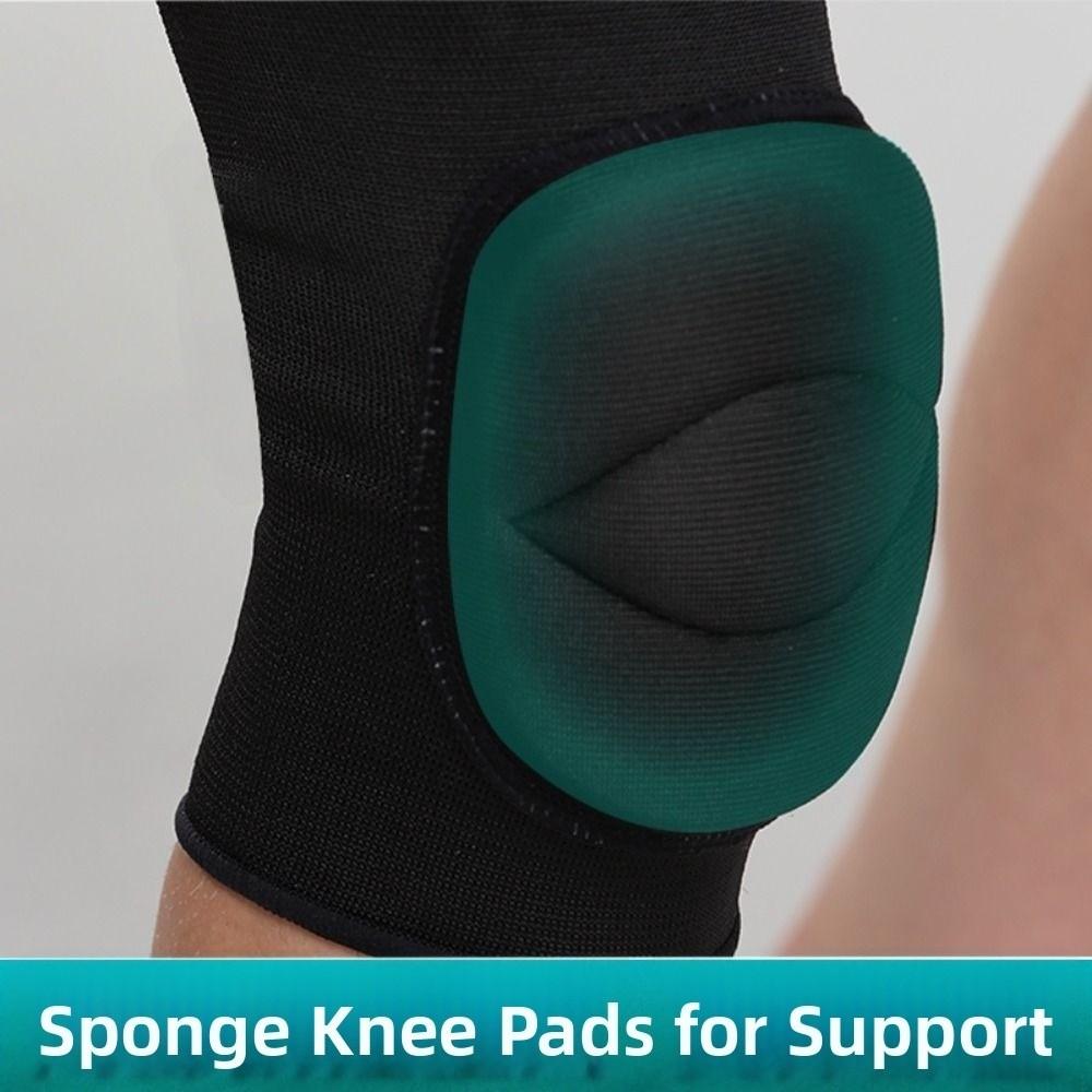 1 Pair Anti Collision Dance Knee Pads Yoga Elastic Knee Pads Sponge Sports Knee Pads  Outdoor Sports