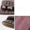 Women Dome Bow Bucket Cap for Women Winter Warm Windproof Beret Fashion Elegant Mother's Top Hat