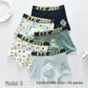 ETX Boys' Cotton Boxer Briefs - Mid-Waist Underwear for Children and Teens