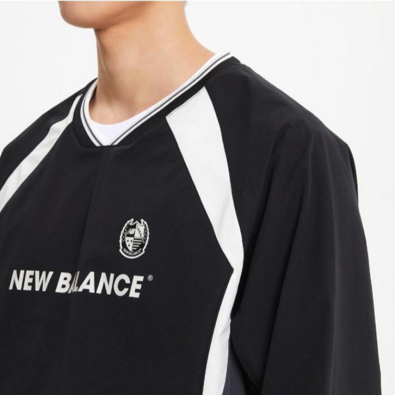 New Balance Long Sleeve Tee Colorblock Woven Piste Bqk Nbnce32813 19