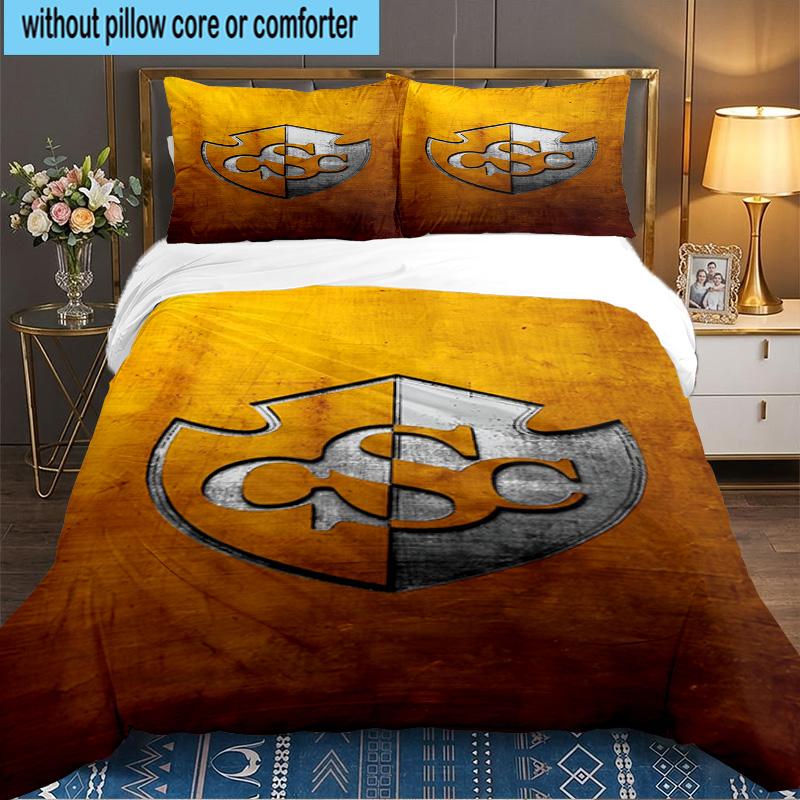 Club Sport Cartaginés 3PCS Bedding set,Ideal for 1pc Duvet Cover And 2pcs Pillowcases Perfect for Fan gift,Ideal for Bedroom, Dormitory
