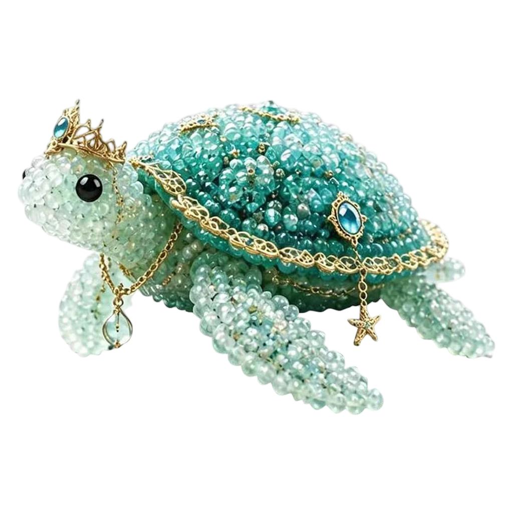 Animal Bead DIY Kit - Assorted Beads for Jewelry Making, Kids Creative Set, Sea Creature Theme