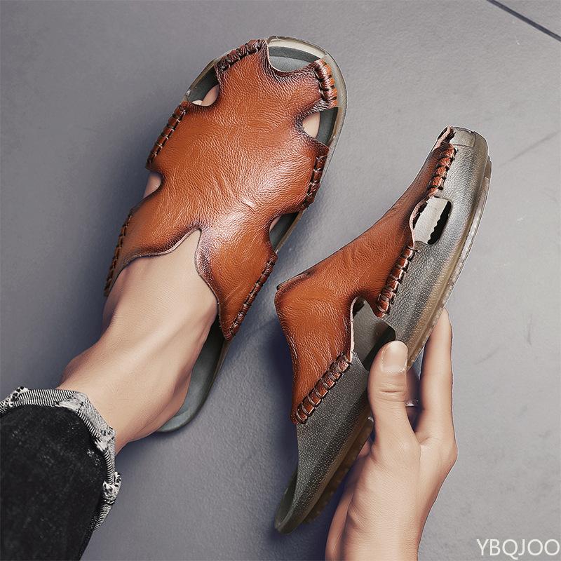 Fashion Men Summer Fashion Versatile Sandals New Large Size Outdoor Wear Leisure Comfortable Slippers Lightweight Breathable Beach Shoes