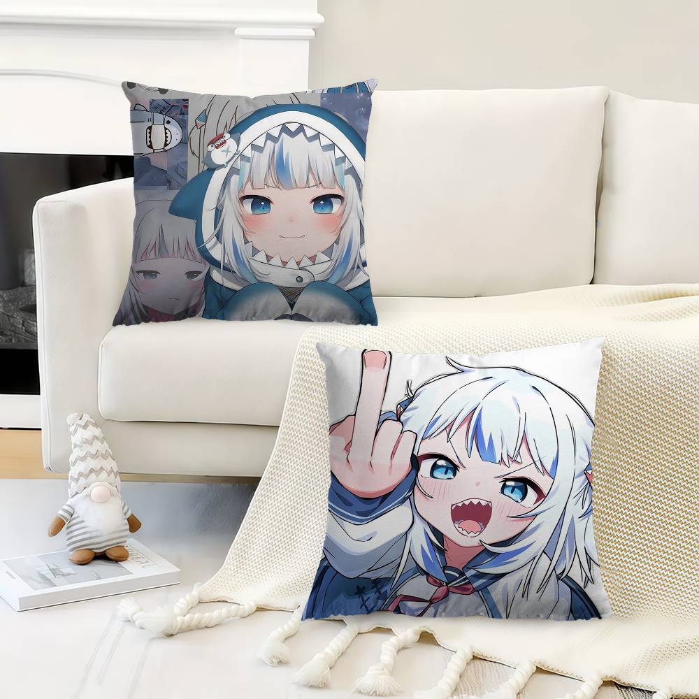 GGawr Gura Kissenbezug Toon Geschenk Kissenhülle Schlafzimmer Zuhause Sofa Stuhl Sitz Dekor Kissenbezug