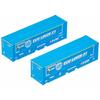 TOMIX N Gauge U47A-38000 Type Nippon Express / Blue Paint / 2 Pieces 3170 Railway Model Supplies