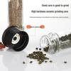 Glass Spice Jars with Rotating Multi-Hole Lids - Airtight Shakers for Pepper, Powder, and Kitchen Grinders