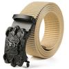 Men'S Nylon Belt Business Automatic Buckle Belt Casual Canvas Toothless Buckle Belt Strength Delivery