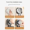 No Punching Hair Dryer Holder Wall Mounted Hairdryer Organizer Box New Wall Dryer Cradle  Bathroom