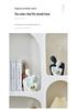 Nordic Minimalist Ceramic Heart Figurines: Black & White Hugging Couple Ornament
