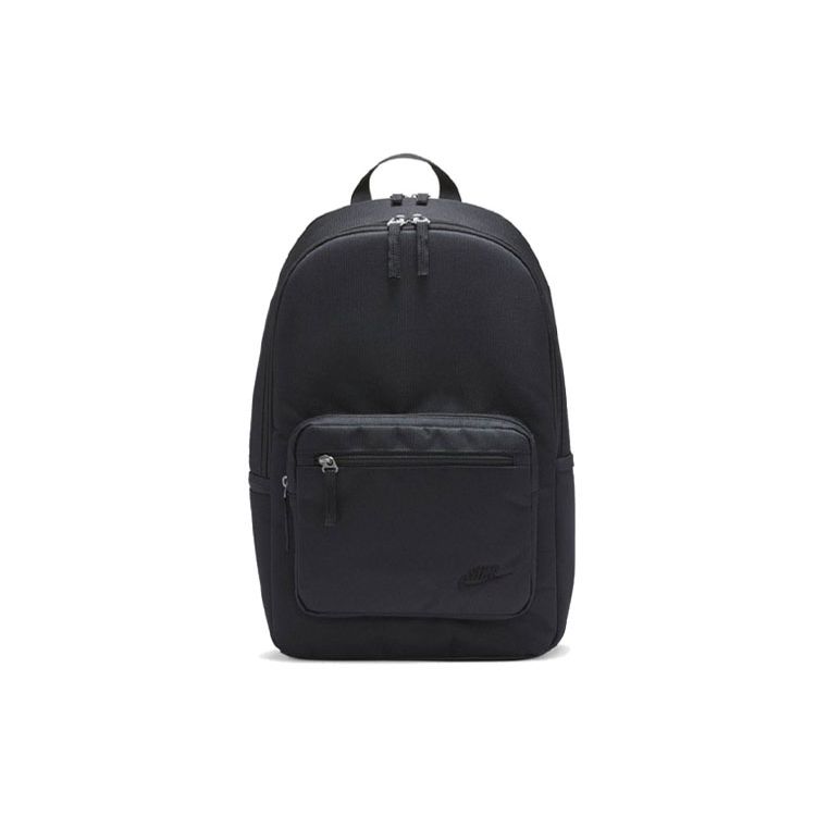 Nike Heritage Sports Casual Polyester Backpack Unisex Backpacks Black DB3300-010 Black