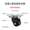 2.5"/3" Heavy Duty Leveling Caster 60F/80F - Low Center Gravity Swivel Castor Wheel with Support Leg for Machinery