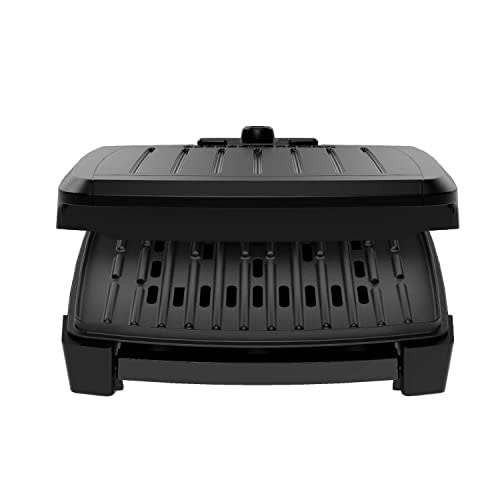 George Foreman 5-Serve Underwater Grill, Ceramic Metal, Black/Gray