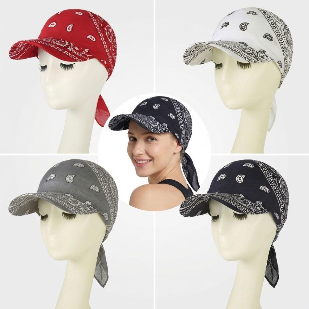 Visiera Parasole Leggera Turbante Fascia Larga Bandana Sciarpa Cappello Cappellini da Baseball Foulard da Testa Donna Outdoor