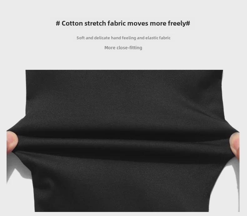 Men's Black Slim-Fit Nine-Point Casual Pants - Korean Style for Spring and Summer