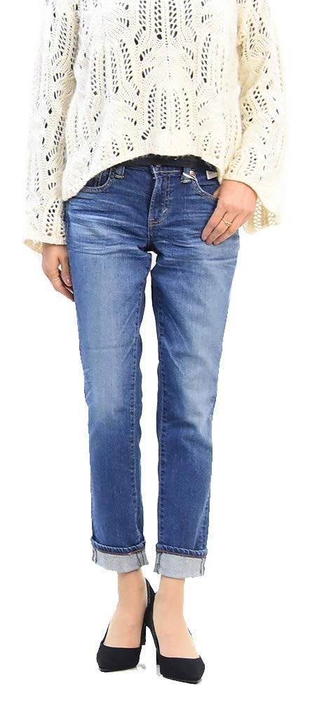 

Джинсы HANA Зауженные Прямые Джинсовые Брюки Сделано в Японии SKY38 Средняя Поношенность 26 [ЧТО-ТО] Женские