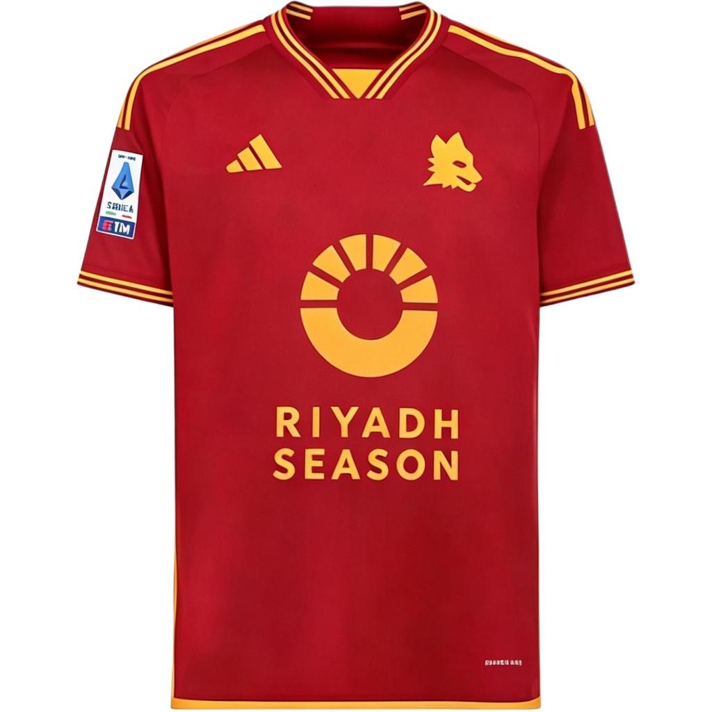 adidas Patterned Short-Sleeve Football Jersey, 23-24 Season, Home Kit Men Tops Red IK7166
