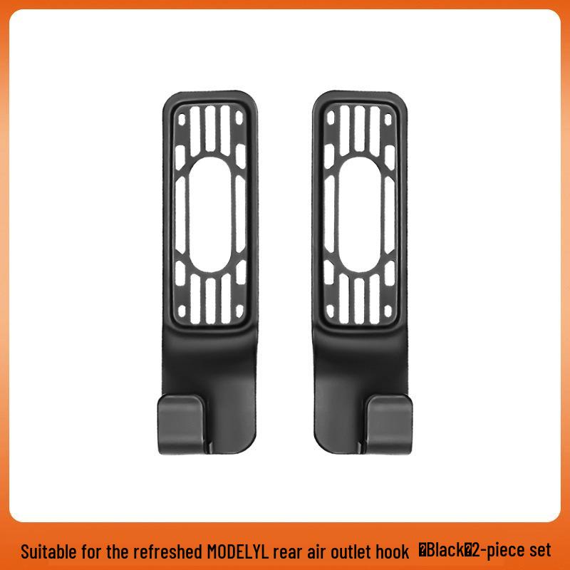 Tesla Model Y Second Row Air Outlet Hooks for 6-Seater - Rear Seat Accessory
