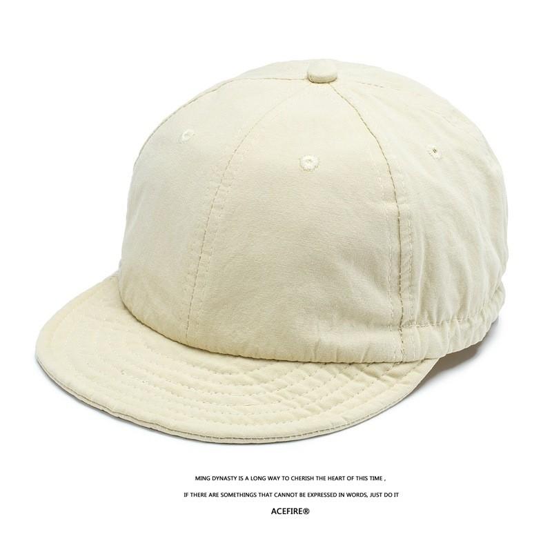 Soft Brim Round Logo Baseball Cap With Breathable Cotton For Casual Wear