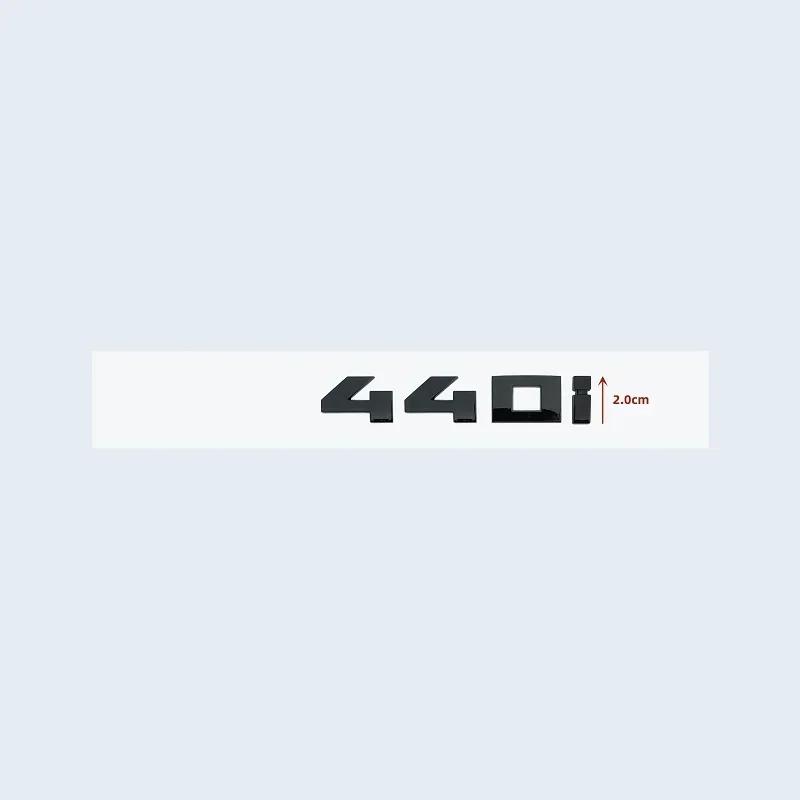 

ABS New Glossy Black 3D Letters Numbers M850i M760Li M550d M550i M440d M440i V12 Emblem for BMW 8 7 5 4 series Car Trunk Sticker glossy black