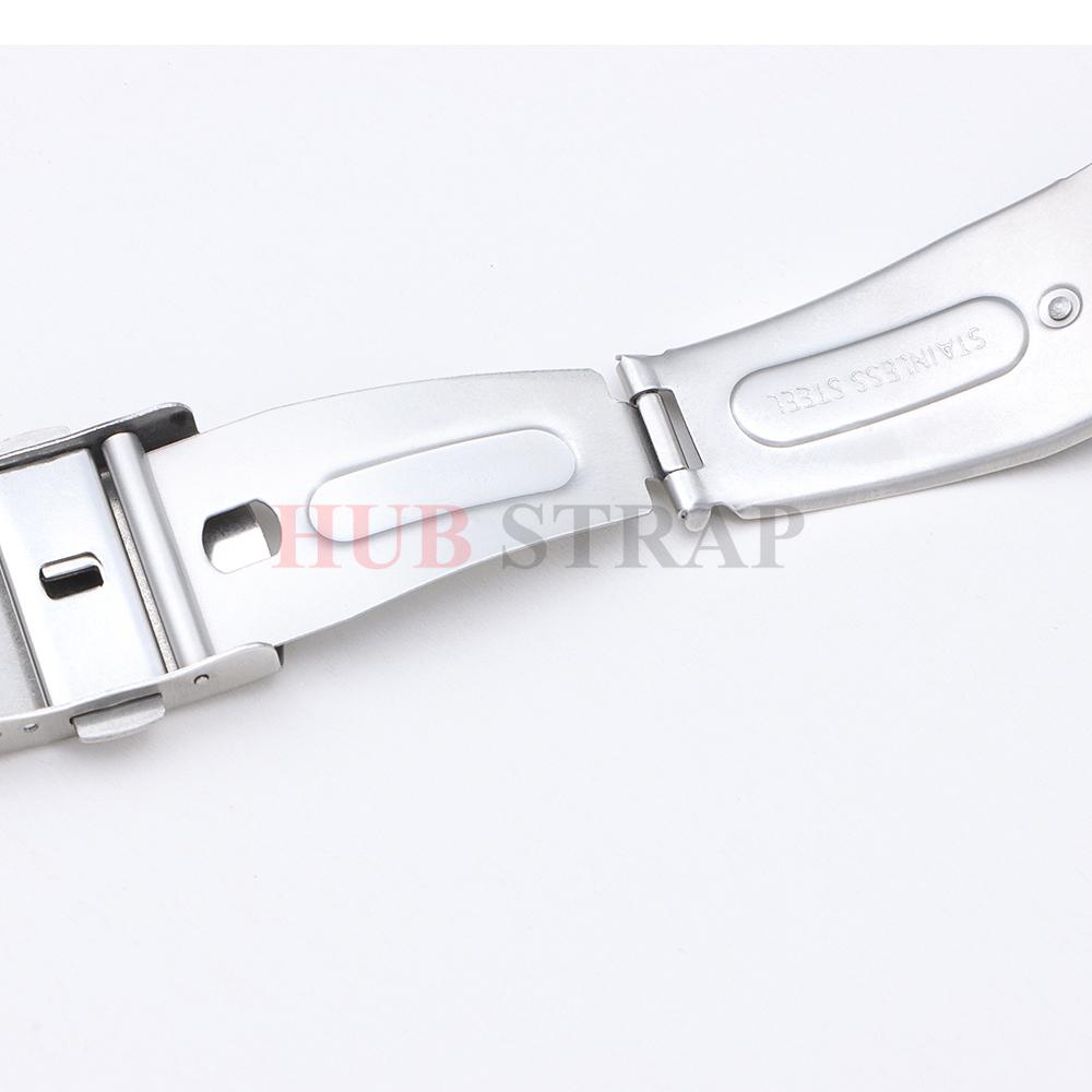 Nerezový řemínek na hodinky Univerzální pásek 12mm 14mm 16mm 18mm 20mm 22mm 24mm Náramek Skládací přezka pro pánské hodinky Příslušenství