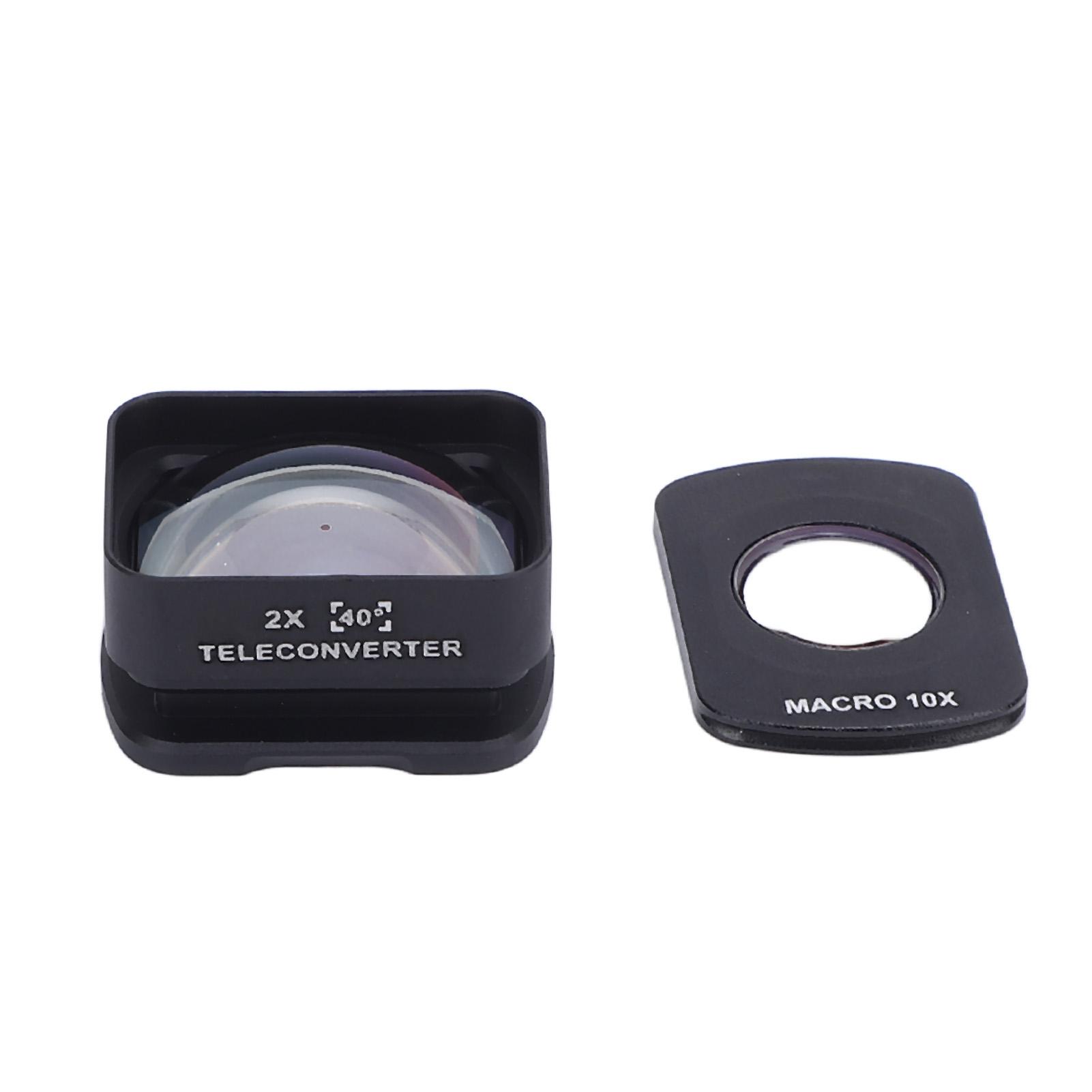 

Набор фильтров для камеры 2 в 1 10X 2X HD покрытие алюминиевый сплав и оптическое стекло линзы фильтры для