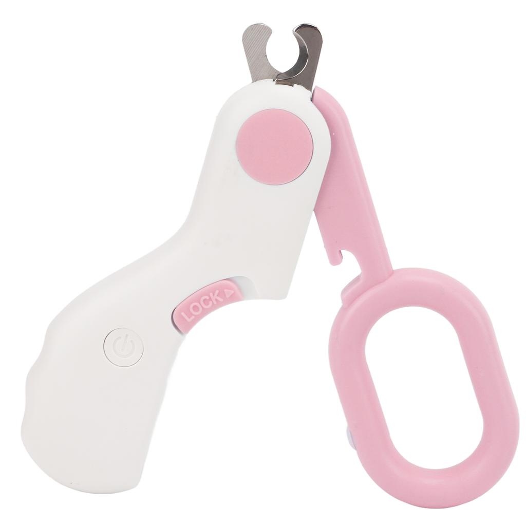 Mini profesjonalny bezpieczny obcinacz do pazurów dla zwierząt z lampą LED dla kociąt i szczeniąt