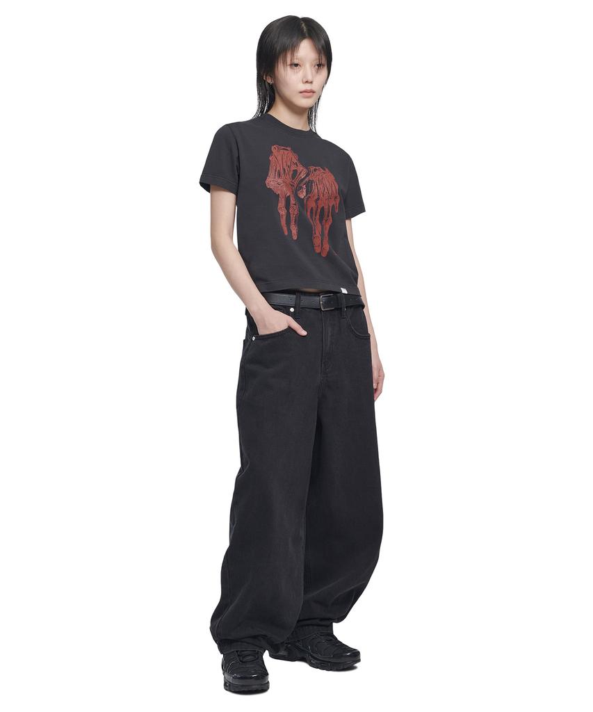 Nomaenyueol Robotic Hand Nm T-Shirt - Washed Black