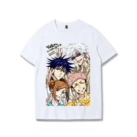 Fashion Oversized Streetwear T-Shirt, 2026 Jujutsu Kaisen Yuta Okkotsu Anime Printed Graphic T-Shirt 4XL