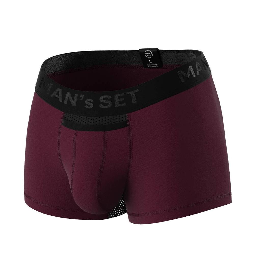 Men's Anatomical Boxers MAN's SET Classic Light M Burgundy (1152-1957)