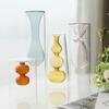 Household Transparent Table Decoration Flower Bottle Glass Vase Flower Vases Aromatherapy Bottle