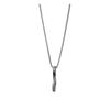 Silverfärgad Spiralhänge Halsband Herr Trendig Enkel Punk Cool Nyckelbenskedja Personlighet Hip Hop Halskedja Smycken