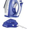 Fer à repasser à vapeur clatronic db 3706 blanc, bleu 2400 w