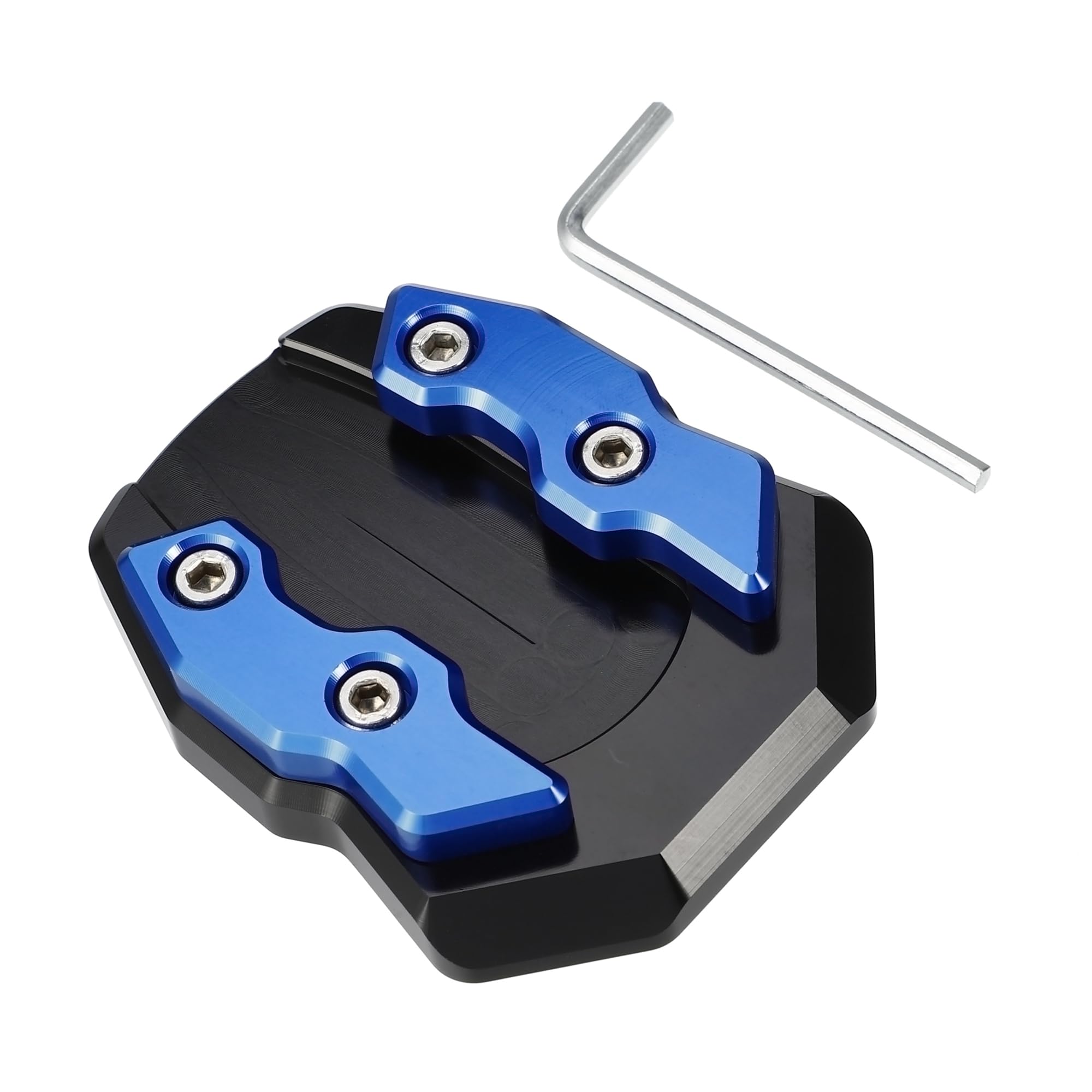 

BULLSPANN Motorcycle Kickstand Plate Pad Aluminum Alloy for Honda Adv-160 2022 Motorcycle Extension Foot синий