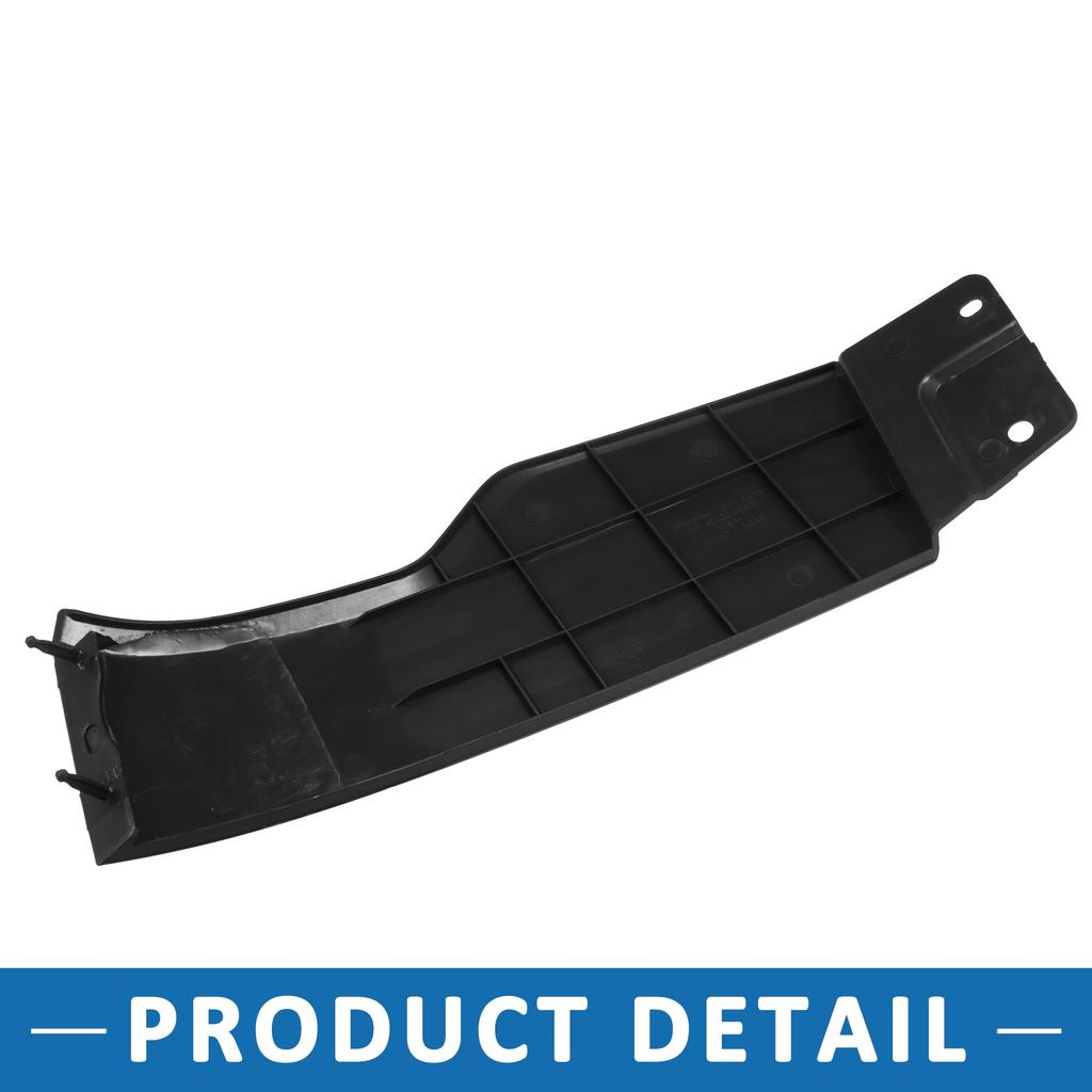 ABSOPRO Nedre frontlyktforlengere Skjermforlengelsespaneler for Toyota Sequoia Svart ABS-plast (Front) 53932-0C904 53931-0C904, 2009-2018,