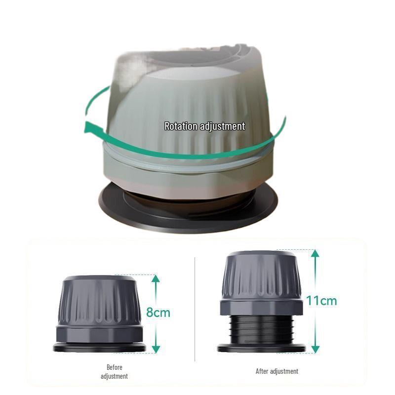 Universal Anti-Vibration Drum Washing Machine Stand with Lifting Support and Non-Slip Foot Pads