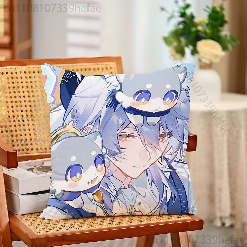 

воскресенье Honkai Star Rail Печать Полиэстер Наволочка для Подарка на День Святого Валентина Домашняя Подушка на Диван Чехол Декор На заказ 30x30cm